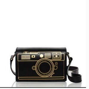 Kate Spade Black and Gold Crossbody Bag